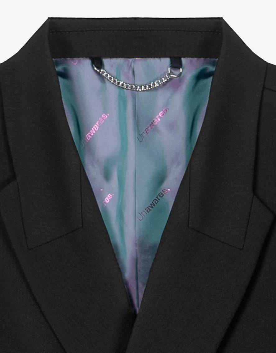 Double-Breast Sleeveless Blazer