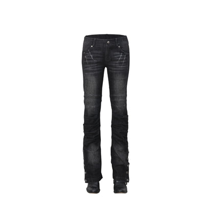 DoublePunch_Armor_Structure_Low_Waist_Button_Detail_Cotton_Women&