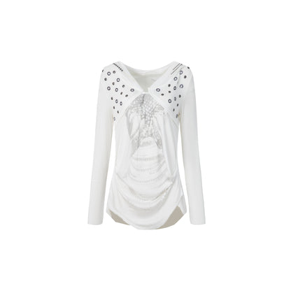 DoublePunch_Armored_Rhinestone_Studded_Hooded_Draped_Women&