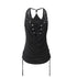 DoublePunch_Backless_Halter_Tassel_Ruched_Deconstructed_Women&