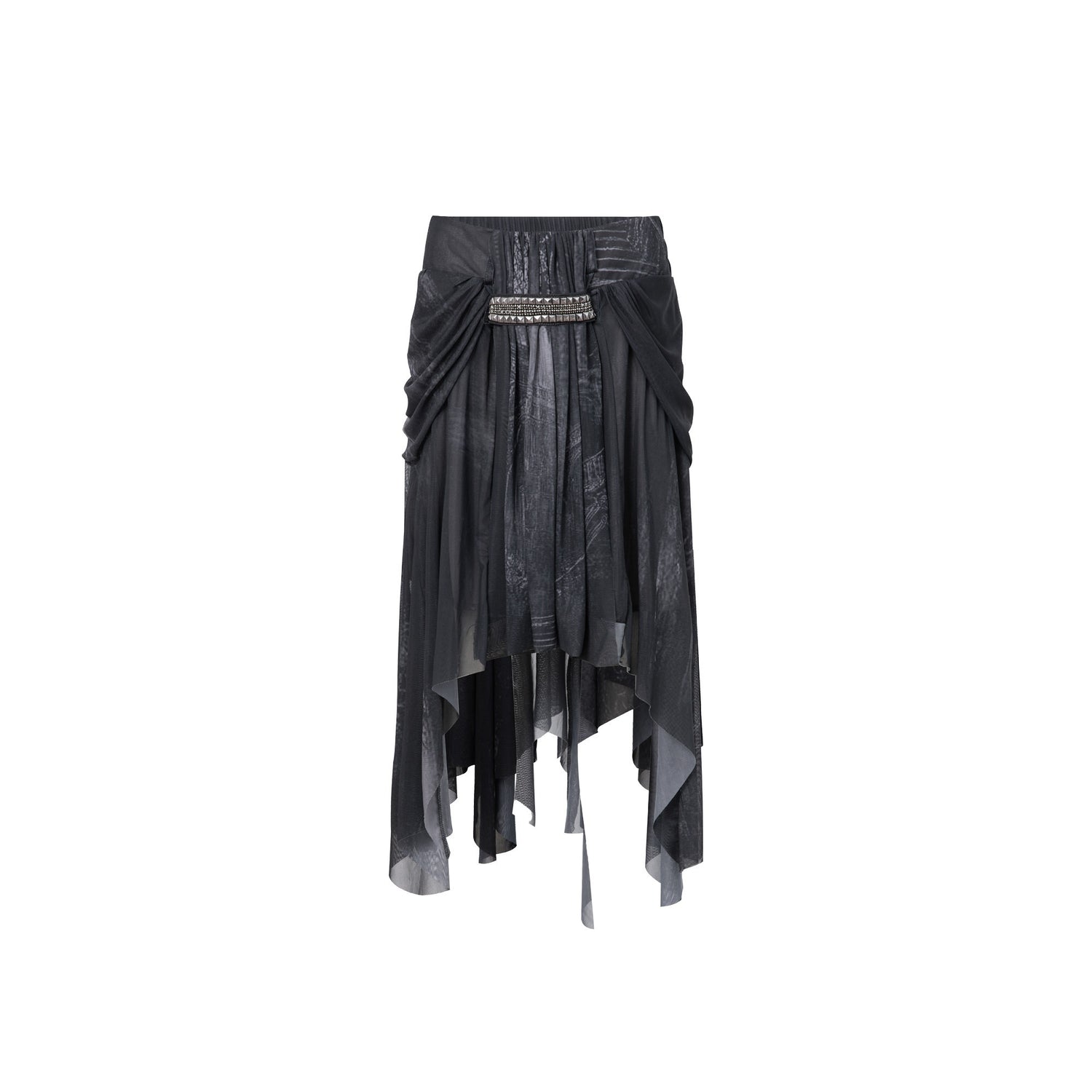 DoublePunch_Castle_Digital_Print_Draped_Mesh_Asymmetric_Women&