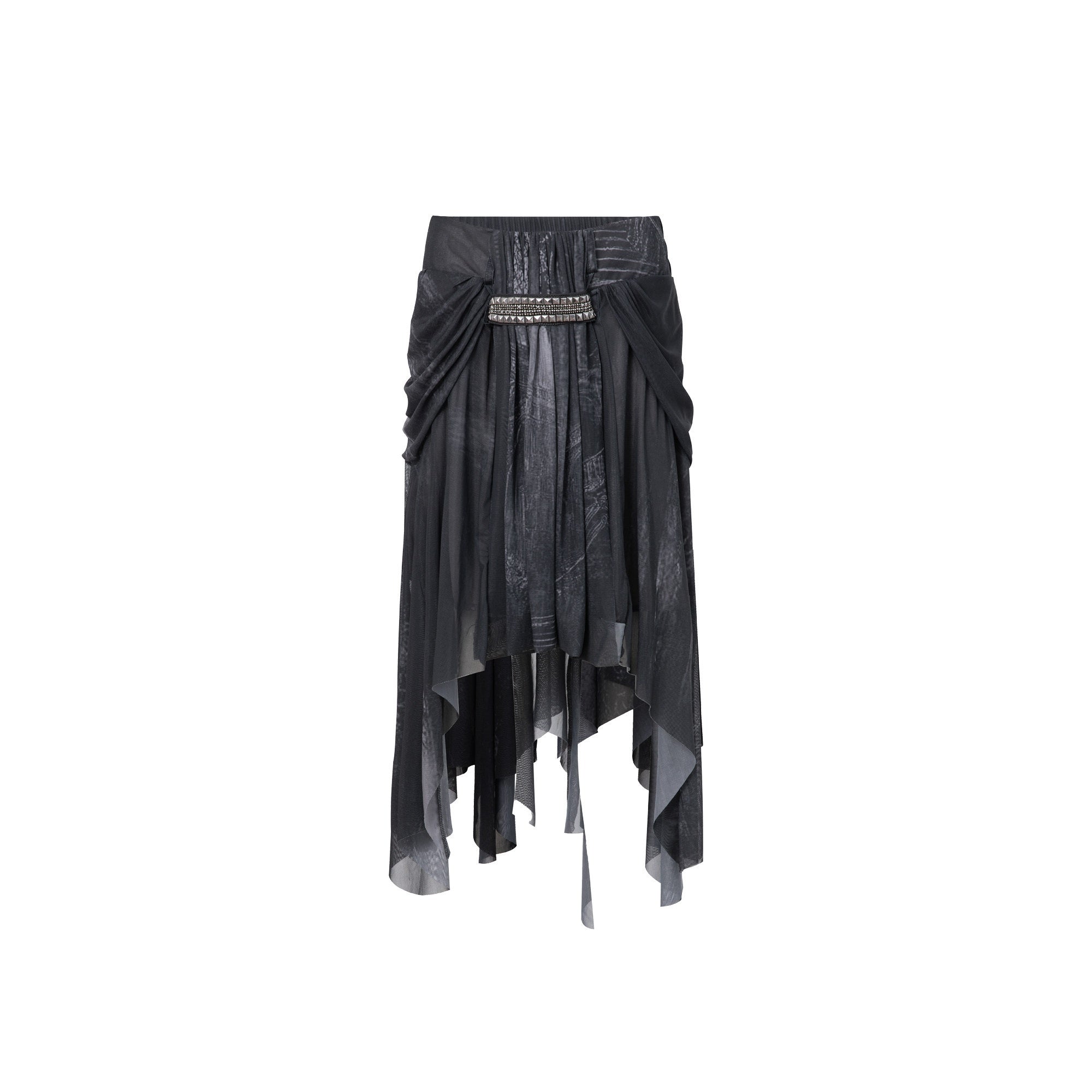 DoublePunch_Castle_Digital_Print_Draped_Mesh_Asymmetric_Women&