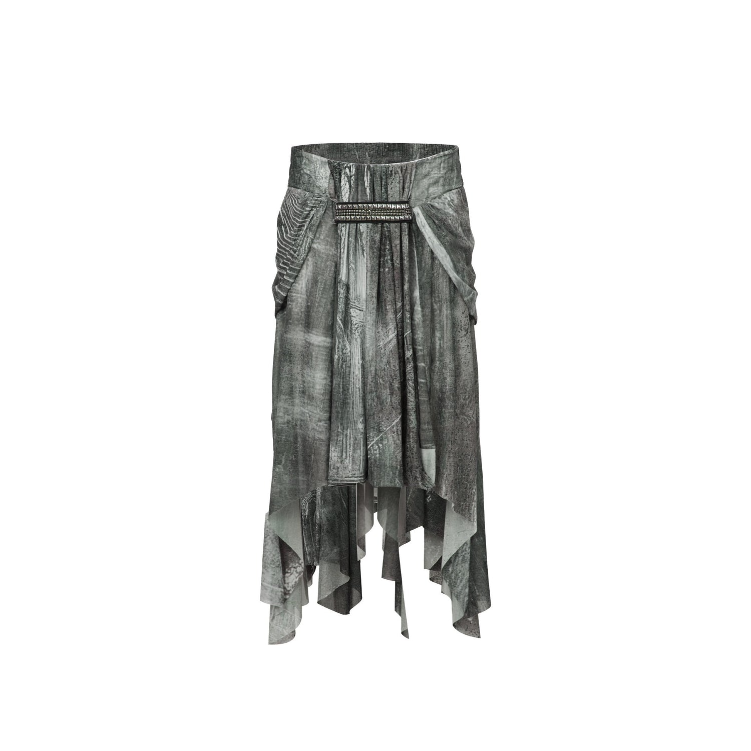 DoublePunch_Castle_Digital_Print_Draped_Mesh_Asymmetric_Women&