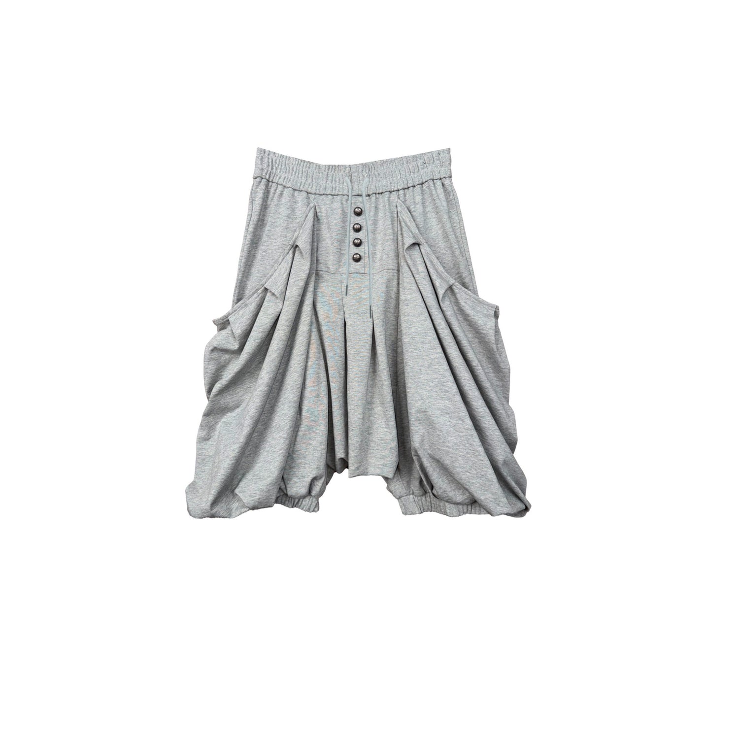 DoublePunch_Heather_Gray_Harem_Lantern_Pocket_Women&