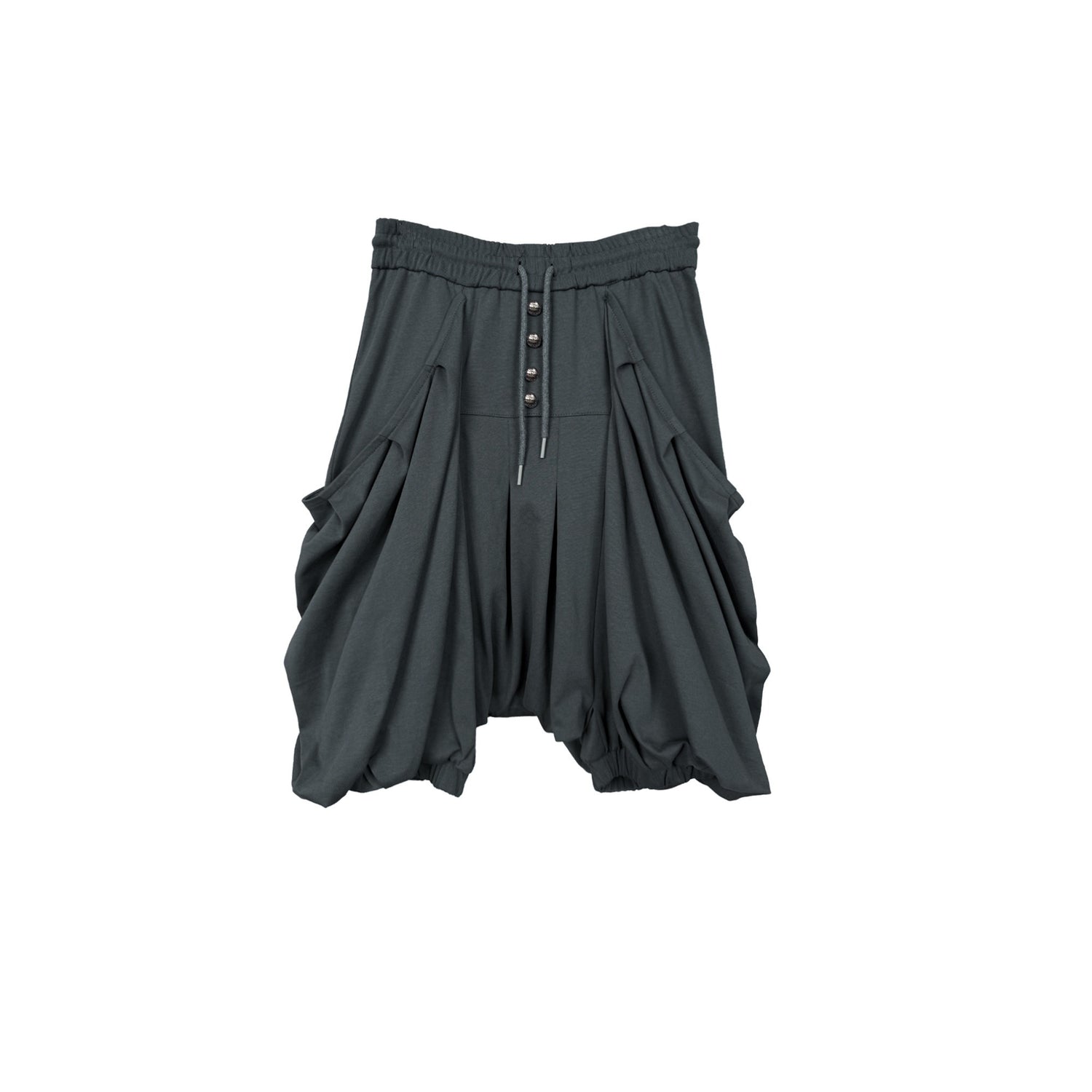 DoublePunch_Heather_Gray_Harem_Lantern_Pocket_Women&