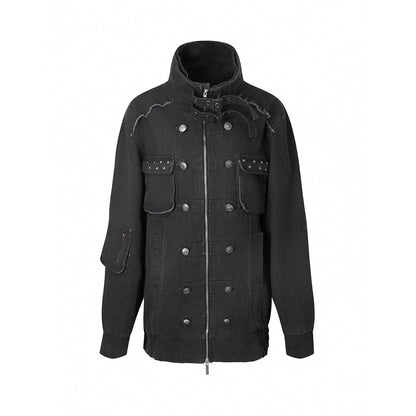 DoublePunch_Insulated_Utility_Loose_Fit_Drop_Shoulder_Cotton_Mid_Length_Women_Jacket_MISSTT