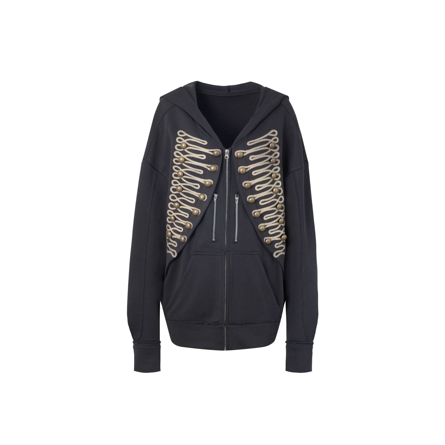 DoublePunch_Napoleonic_Embroidered_Metal_Button_Zippered_Loose_Women&