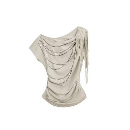 DoublePunch_Off_Shoulder_Fringe_Batwing_Rhinestone_Women&