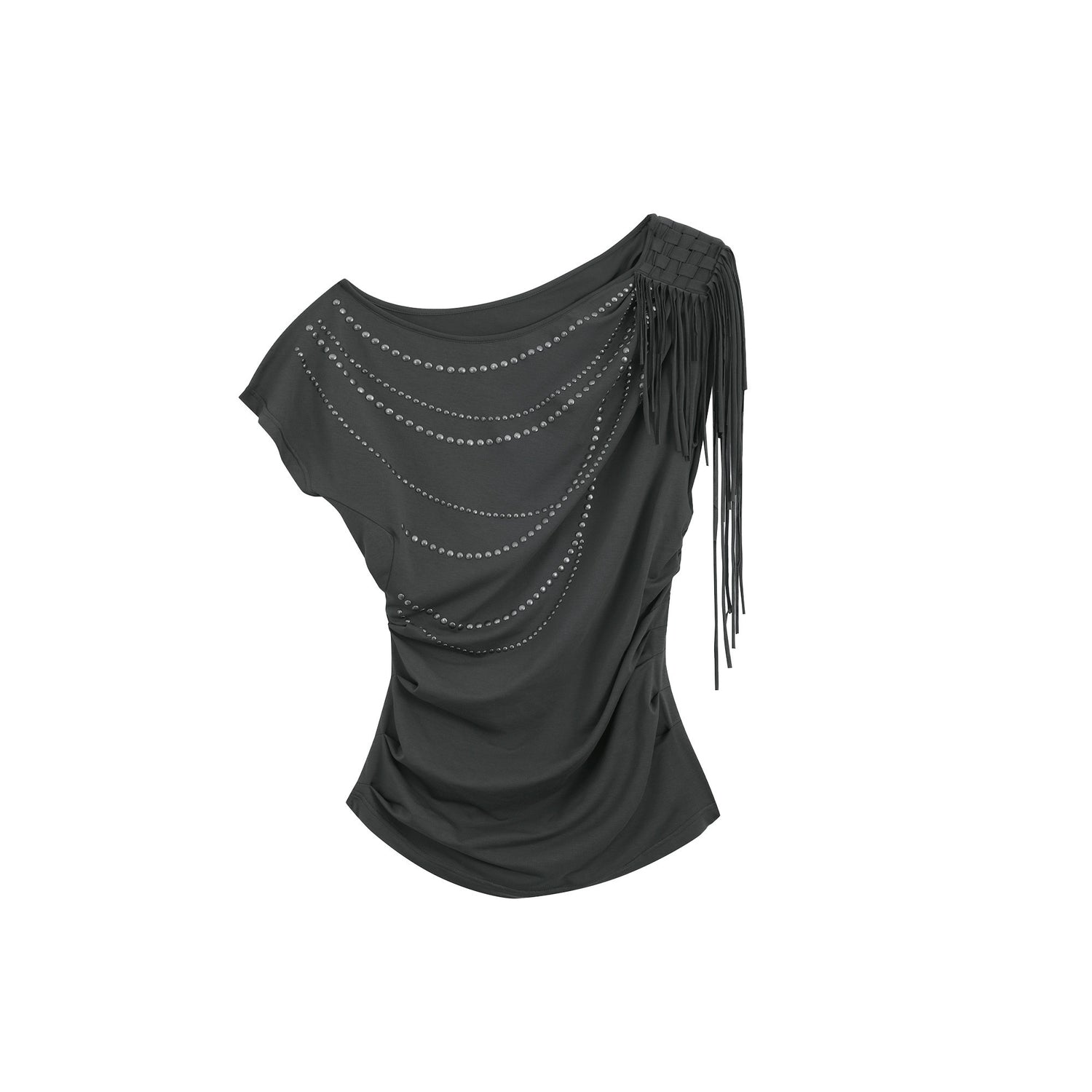 DoublePunch_Off_Shoulder_Fringe_Batwing_Rhinestone_Women&