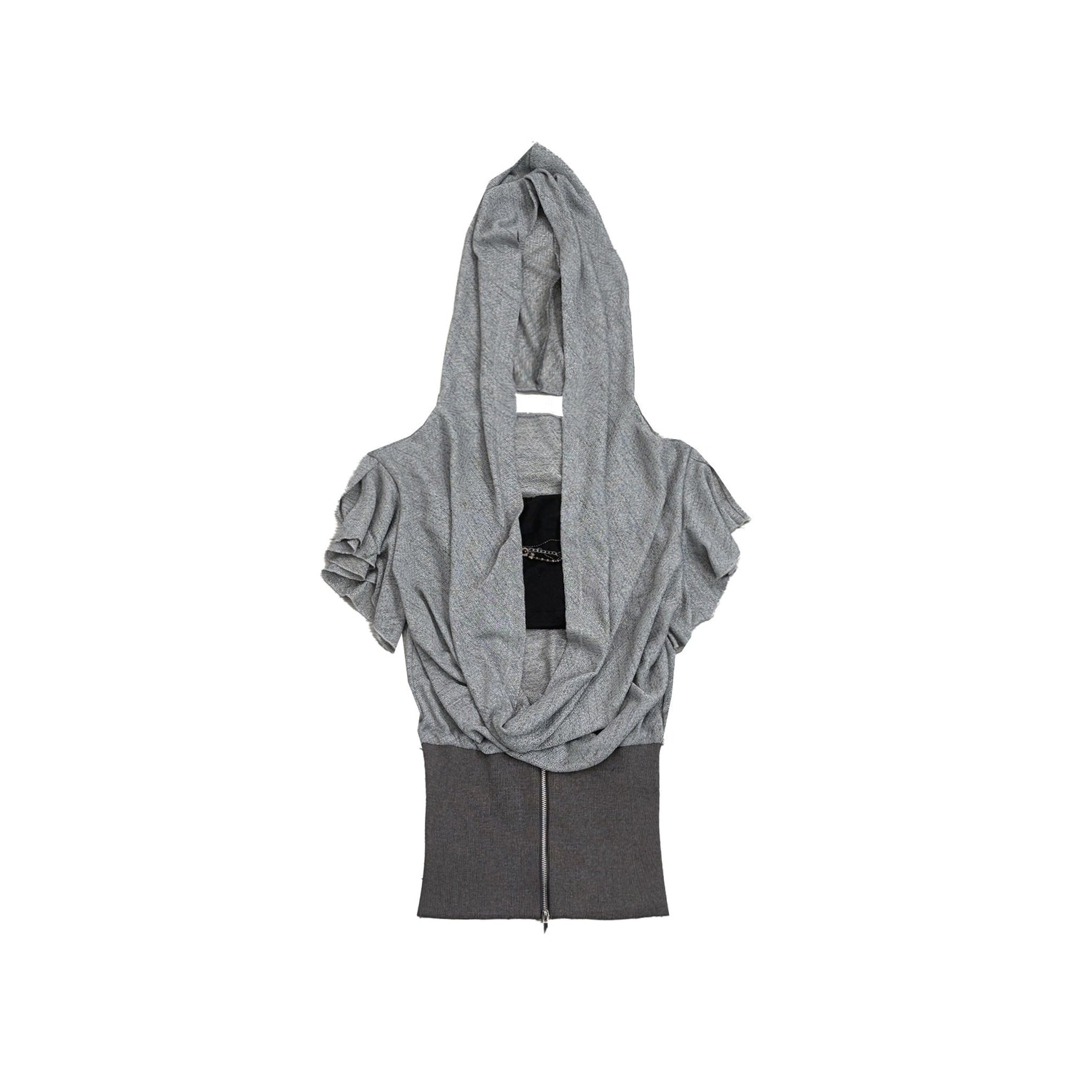 DoublePunch_Openwork_Knit_Waist_Batwing_Scoop_Neck_Women&