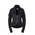 DoublePunch_Patch_Leather_Double_Breasted_Small_Lapel_Women&