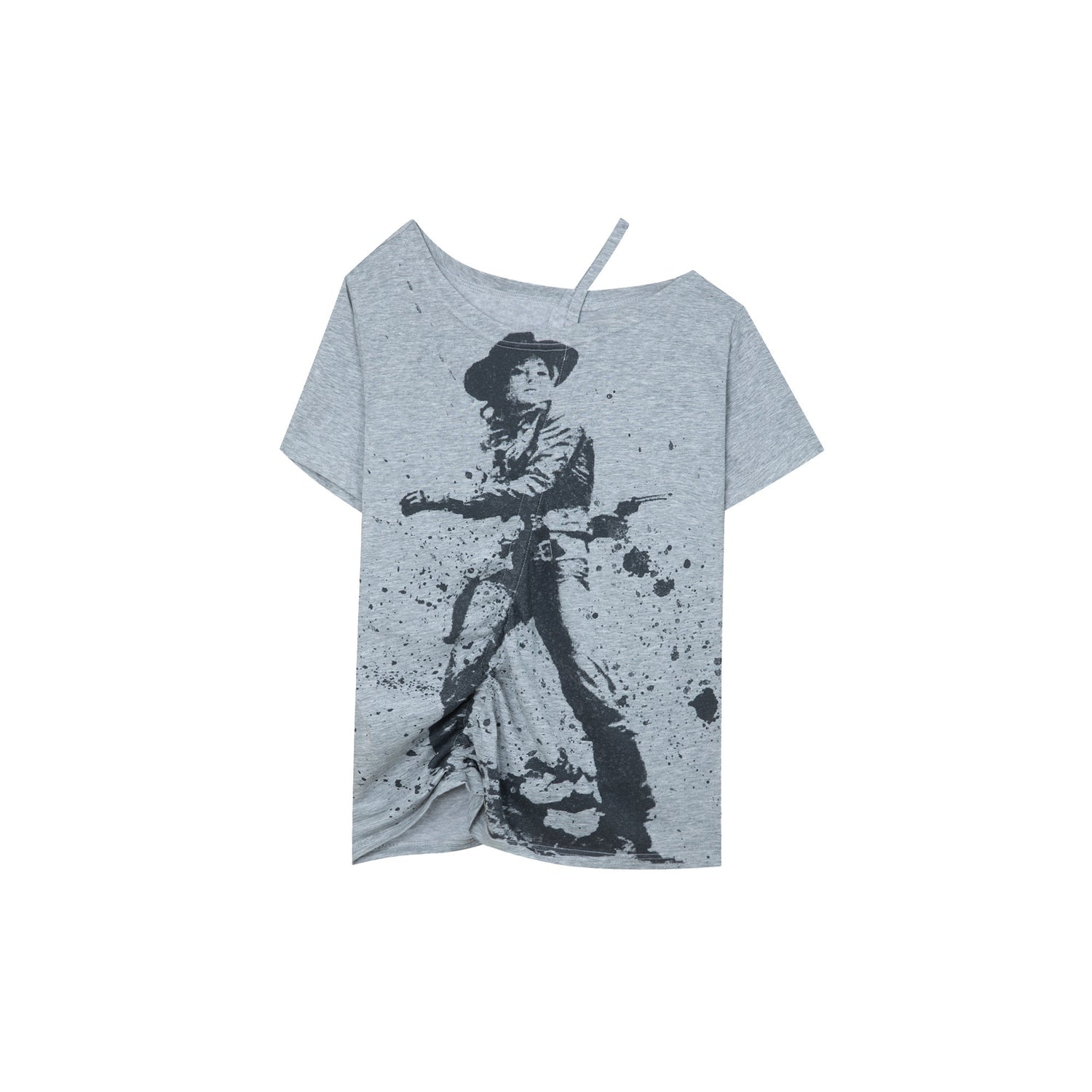DoublePunch_Printed_Drawstring_Slanted_Neck_Women&