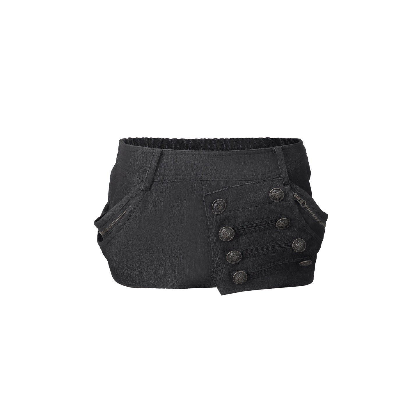DoublePunch_Pumpkin_Puff_Structured_Asymmetrical_Metal_Buckle_Workwear_Women&