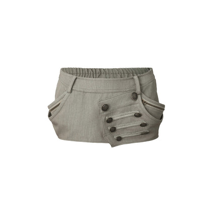 DoublePunch_Pumpkin_Puff_Structured_Asymmetrical_Metal_Buckle_Workwear_Women&