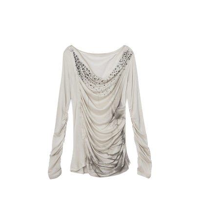 DoublePunch_Rhinestone_Print_Drape_Asymmetric_Women&