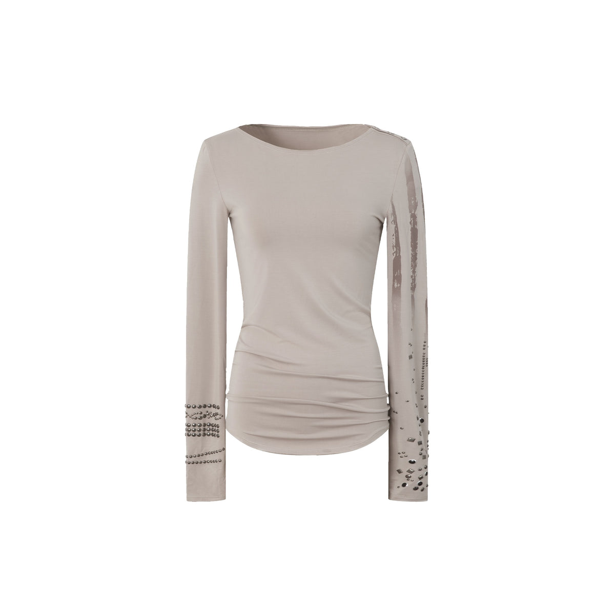 DoublePunch_Rhinestone_Print_Slim_Fit_Women&