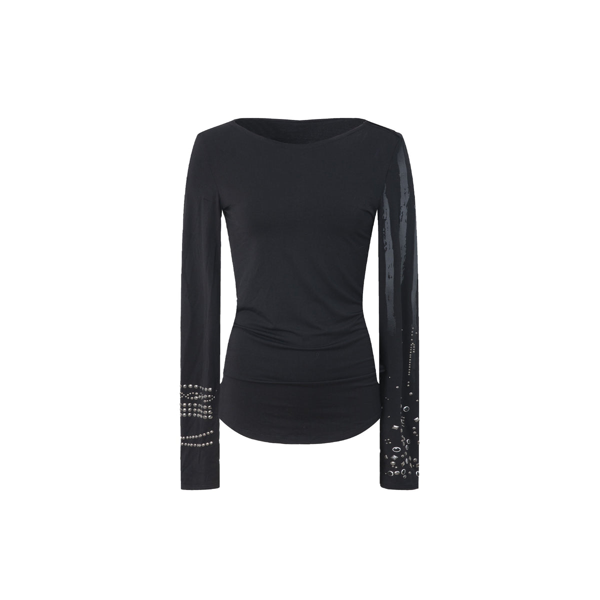 DoublePunch_Rhinestone_Print_Slim_Fit_Women&