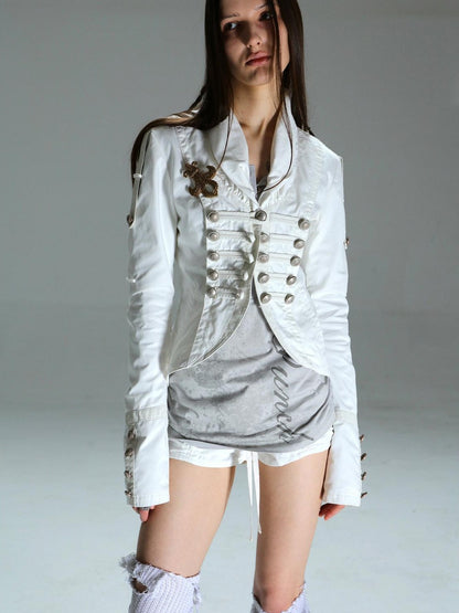 DoublePunch Ripped Punk Printed Slim Women&