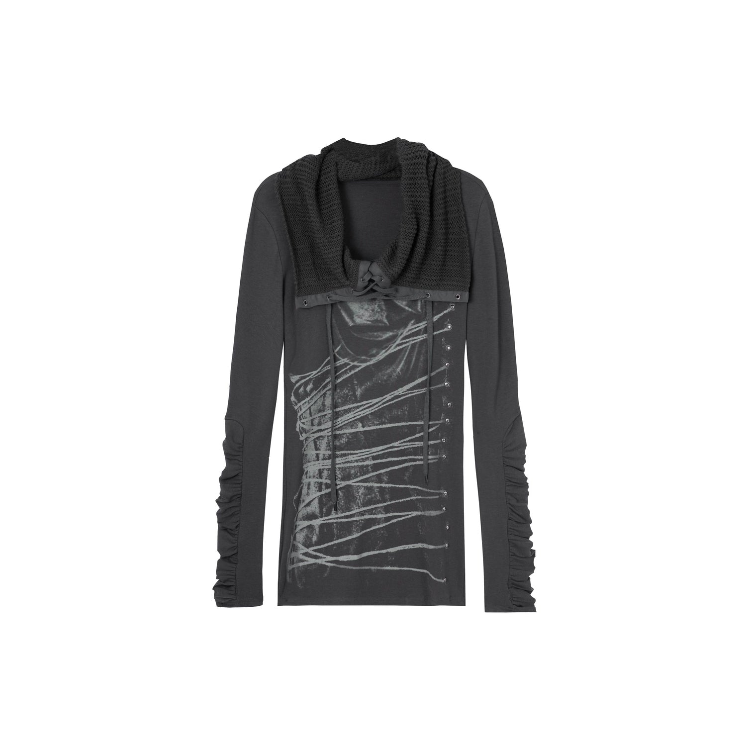 DoublePunch_Soft_Breathable_Cotton_Slim_Fit_Cowl_Neck_Tie_Print_Women_Long_Sleeve_T-Shirt_MISSTT