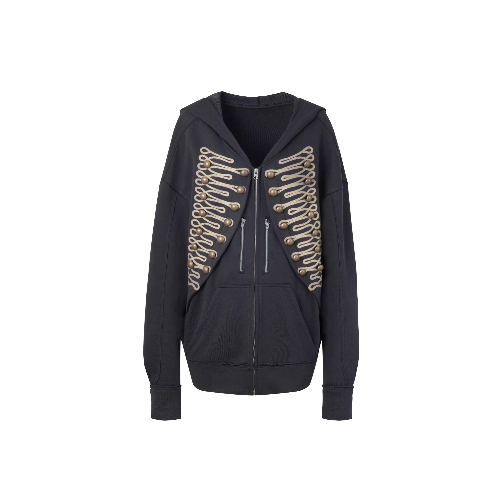 DoublePunch_Soft_Cotton_Blend_Classic_Loose_Hooded_Zip_Side_Pocket_Cuffed_Women_Hoodies_MISSTT