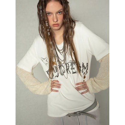 DoublePunch_Soft_Cotton_Two_Piece_Casual_Relaxed_Women_Cream_Caramel_Matching_Skirt_Hoodies_MISSTT