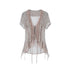 DoublePunch_Textured_Gauze_Layered_Ruffle_Irregular_Hem_Tie_V-neck_Women&