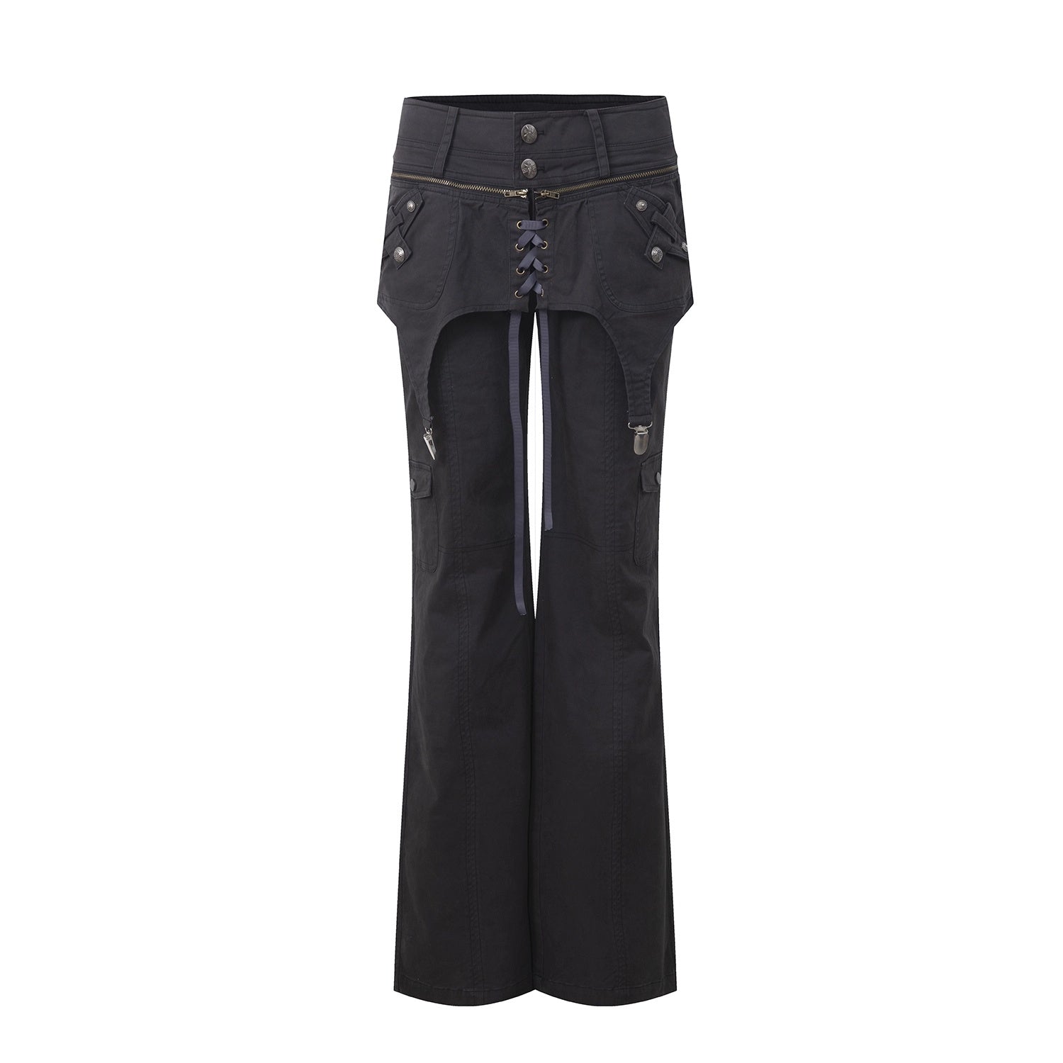 DoublePunch_Vintage_Distressed_Patchwork_Mid_Low_Waist_Straight_Cotton_Stretch_Women_Pants_MISSTT