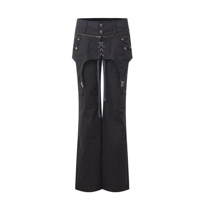 DoublePunch_Vintage_Distressed_Patchwork_Mid_Low_Waist_Straight_Cotton_Stretch_Women_Pants_MISSTT