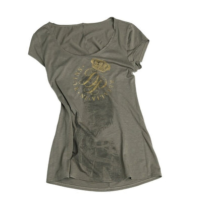 DoublePunch_Vintage_Guitar_Print_Slim_Crew_Neck_Women&