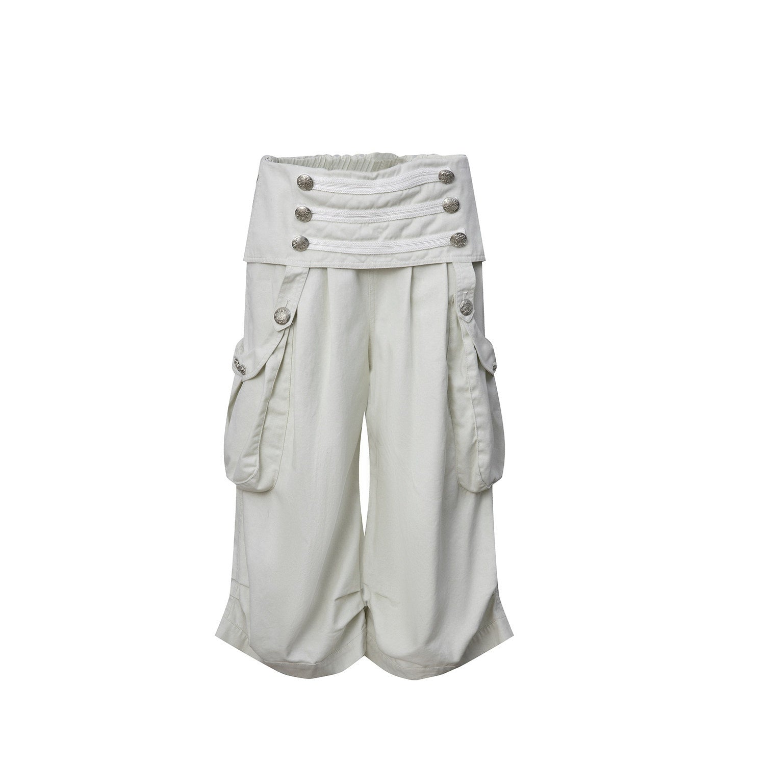 DoublePunch Vintage Low Waist 3D Tailored Zipper Loose Women&