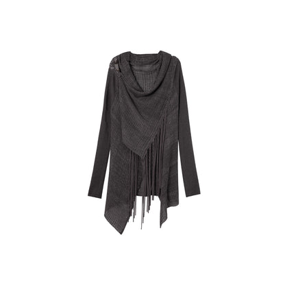 DoublePunch_Vintage_Oversized_Fringe_Knit_Women_Midlength_Longsleeve_Wool_Blend_Cardigans_MISSTT