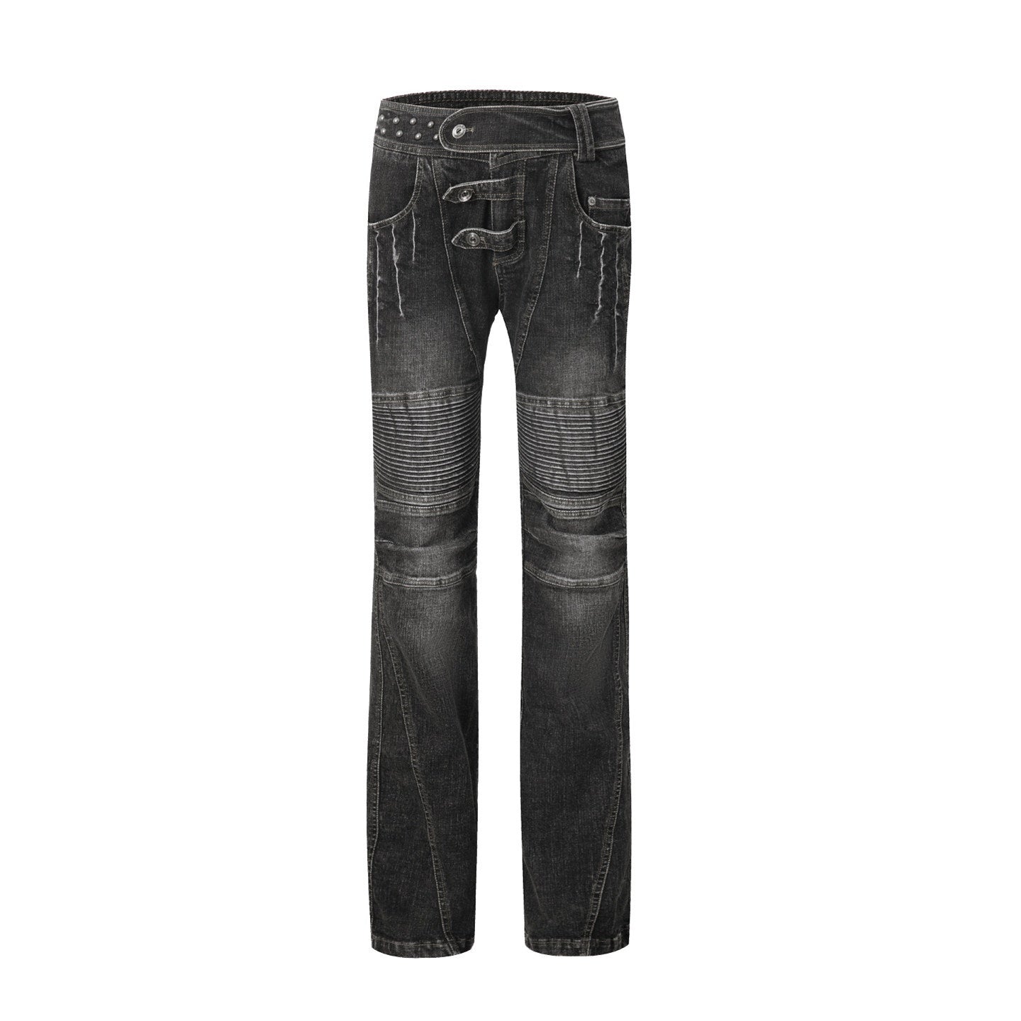DoublePunch_Washed_Distressed_Biker_Pocket_Low_Waist_Women&
