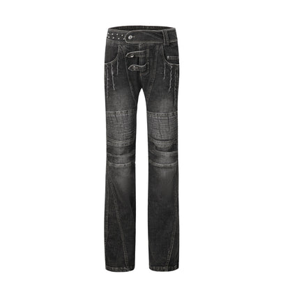 DoublePunch_Washed_Distressed_Biker_Pocket_Low_Waist_Women&