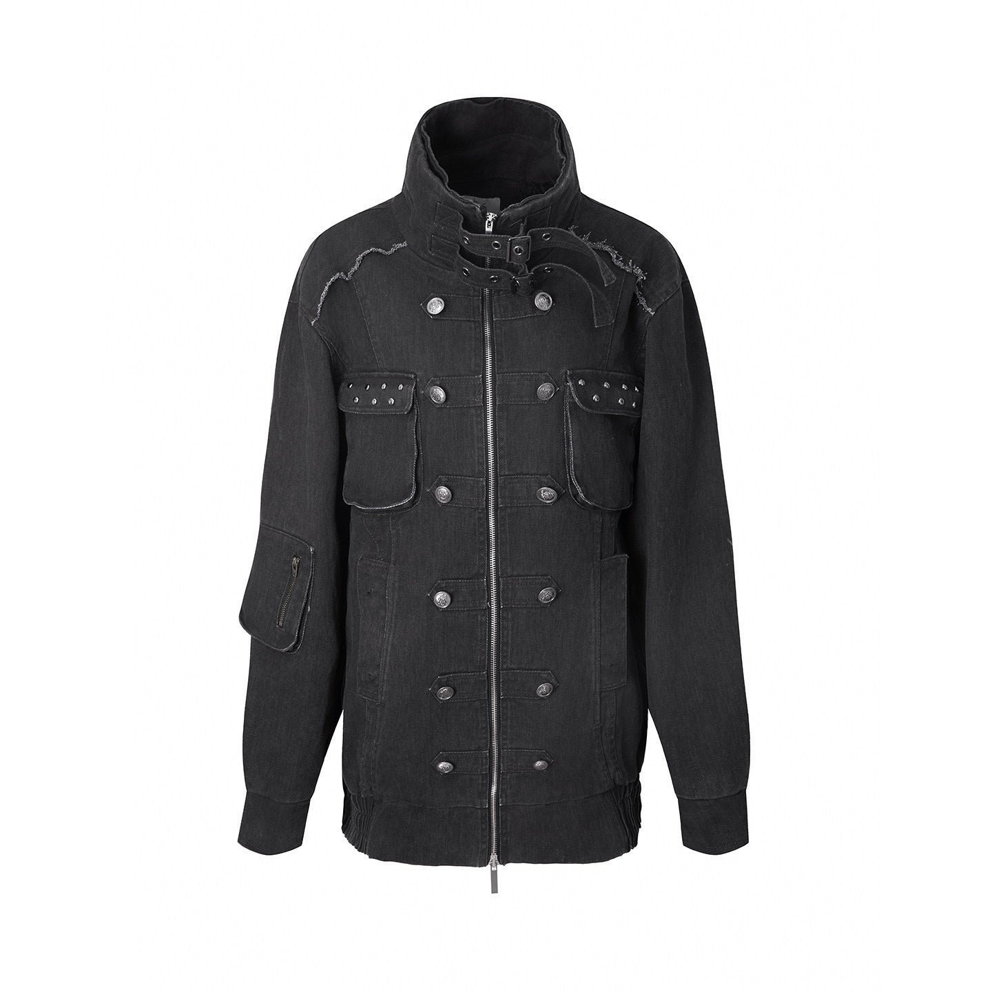 DoublePunch_Washed_Padded_Drop_Shoulder_Midlength_Loose_Women&