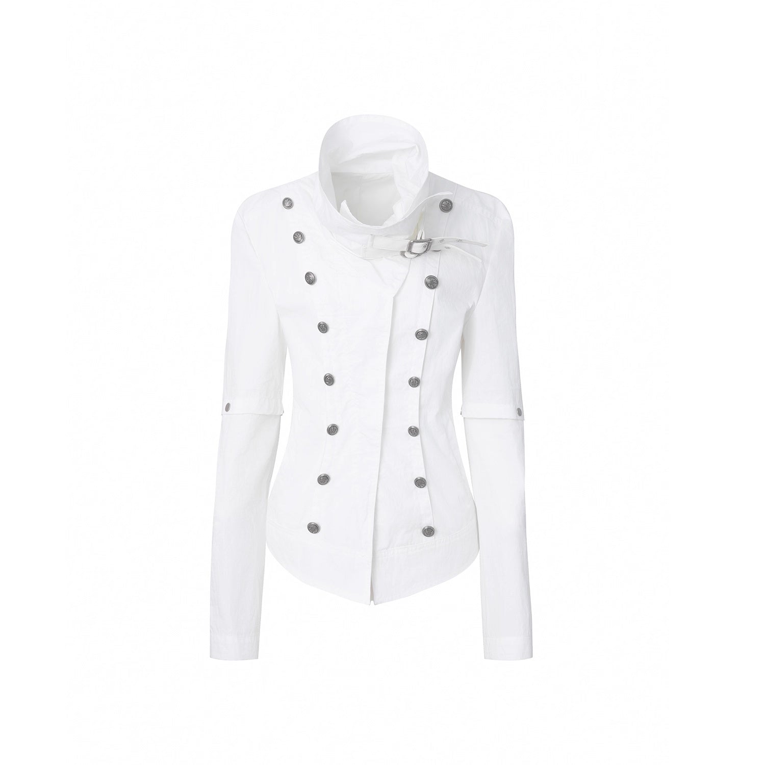 DoublePunch_Windproof_Vintage_Slim_Detachable_Cotton_Blend_High_Collar_Women_Outdoor_Jacket_MISSTT