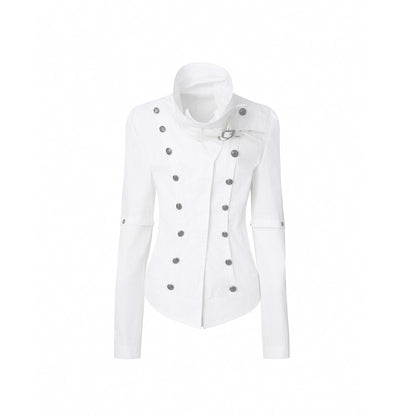 DoublePunch_Windproof_Vintage_Slim_Detachable_Cotton_Blend_High_Collar_Women_Outdoor_Jacket_MISSTT