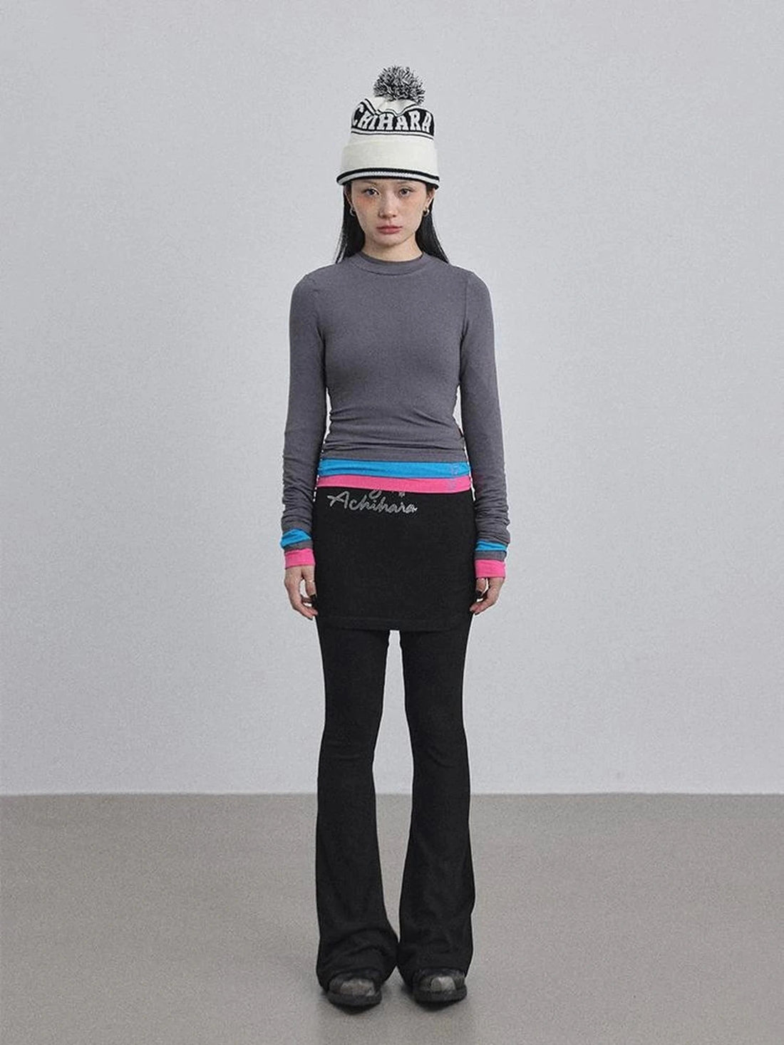 Double Hem Color Block Tee