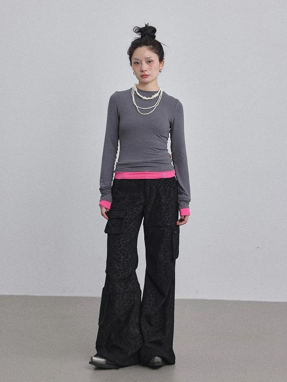 Double Hem Color Block Tee