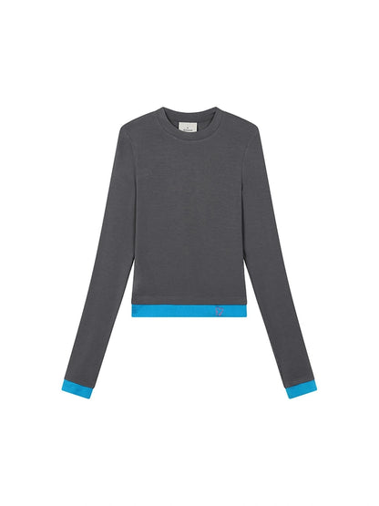 Double Hem Color Block Tee