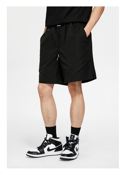 Elastic Waist Casual Shorts