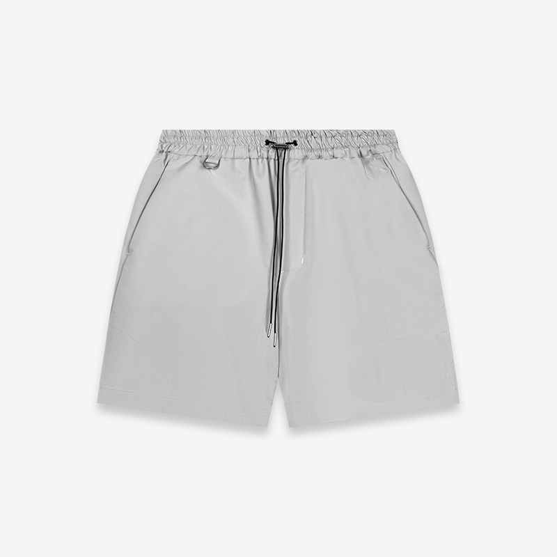 Elastic Waist Casual Shorts