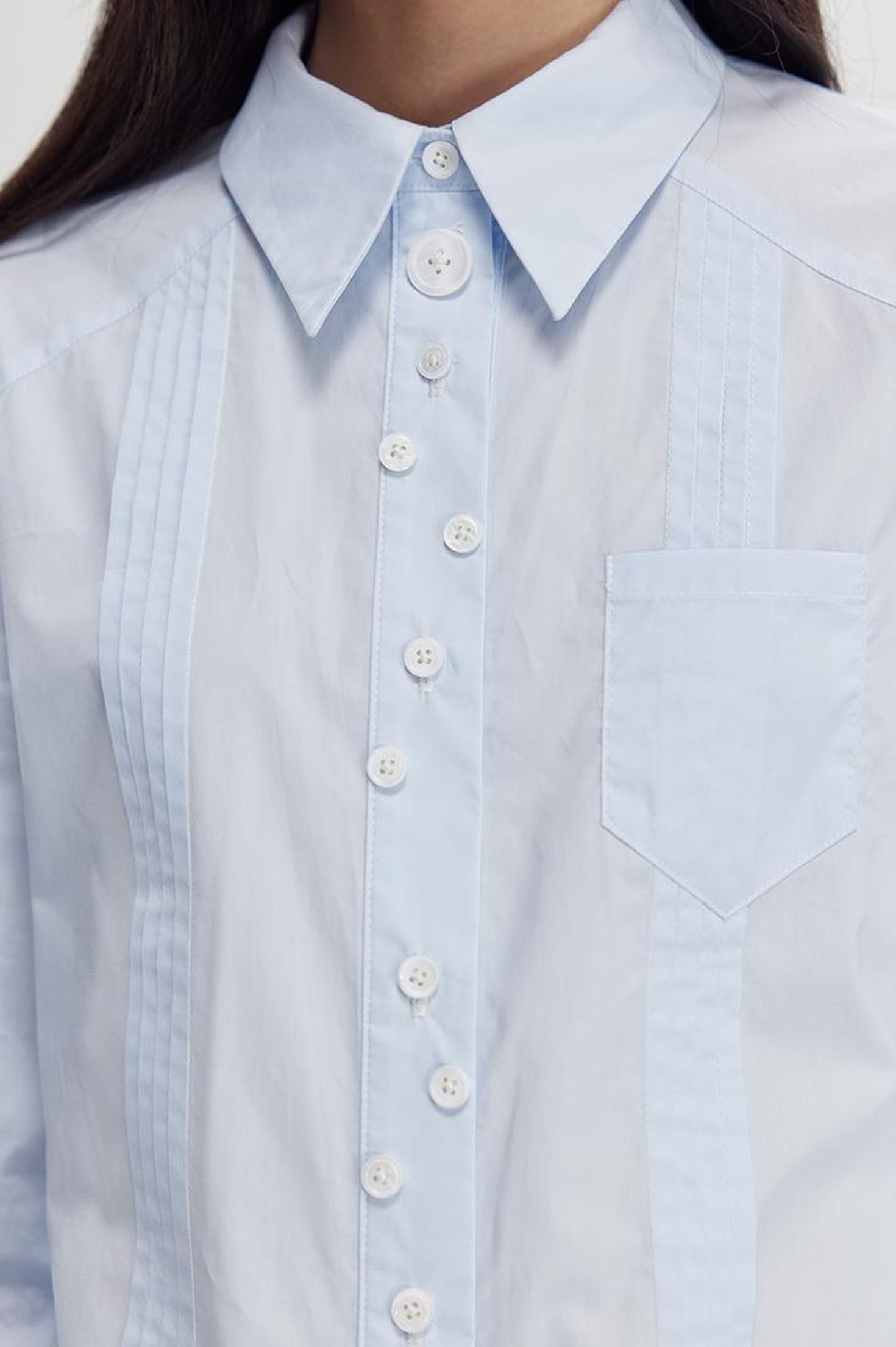 DIDDI MODA Elegant Asymmetrical Button Waist Shirt
