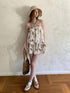 DIDDI MODA Elegant Beaded Paisley Sundress