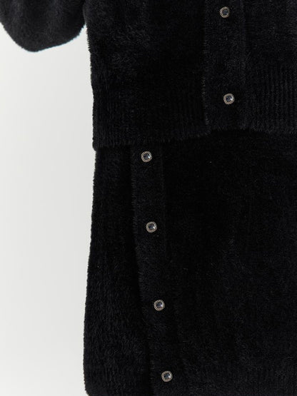 DIDDI MODA Elegant Bow Knot Winter Knit Set