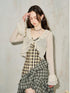 DIDDI MODA Elegant Lace V Neck Summer Sheer Cover Up With Ruffles
