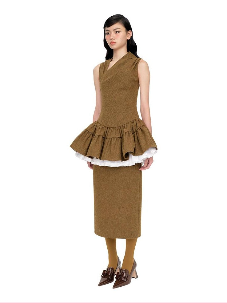 Elegant Layered Spring Dress for Women