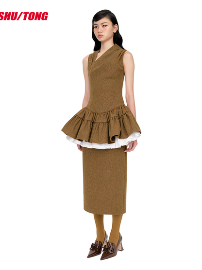 Elegant Layered Spring Dress for Women