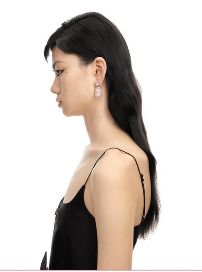 Elegant Pearl &amp; Mother-of-Pearl Backless Earrings