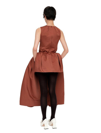 Elegant Retro Asymmetrical Spring Skirt Women&