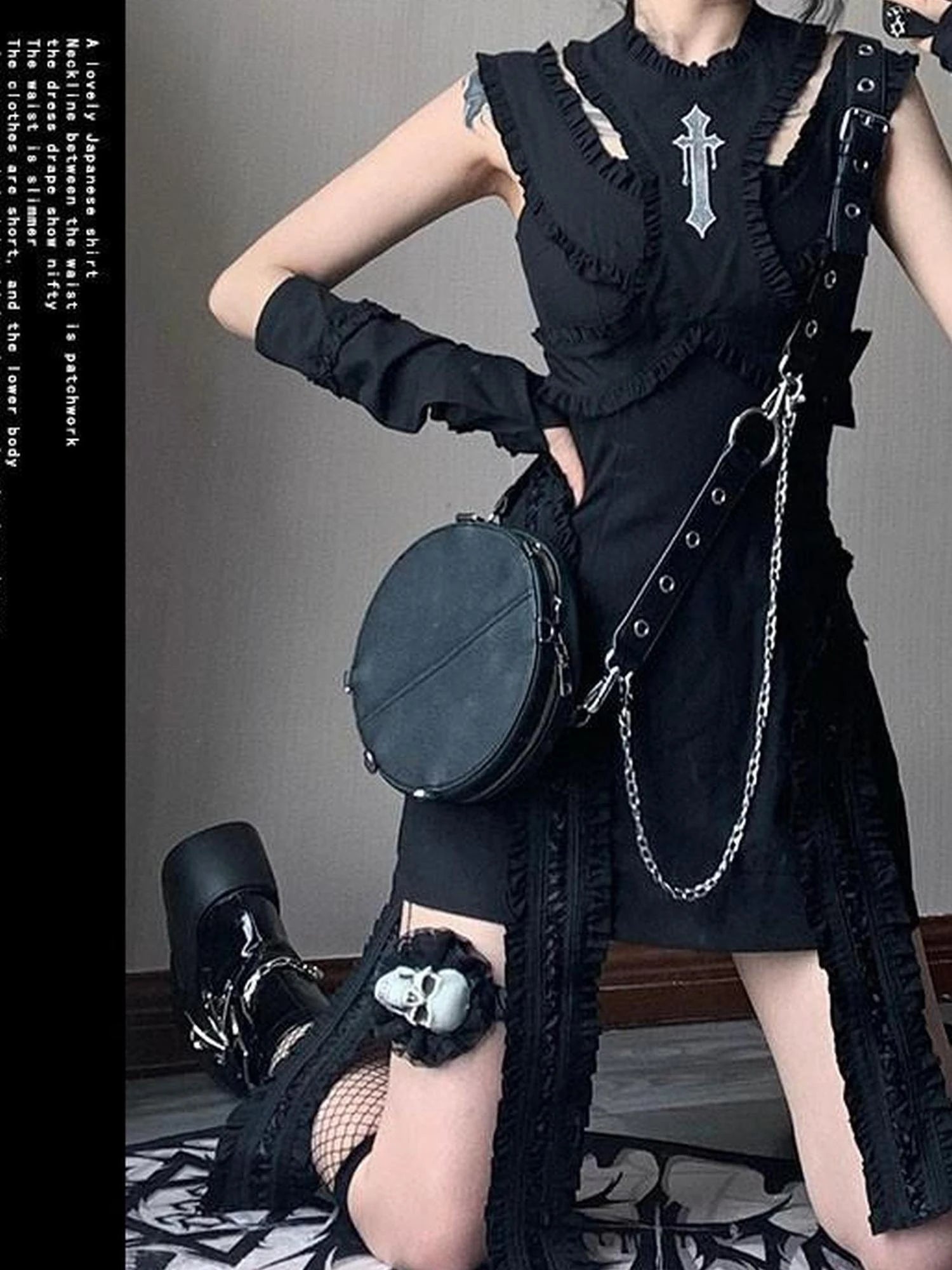 Elegant Satin Slit Dress SML Low Iron Hand Wash